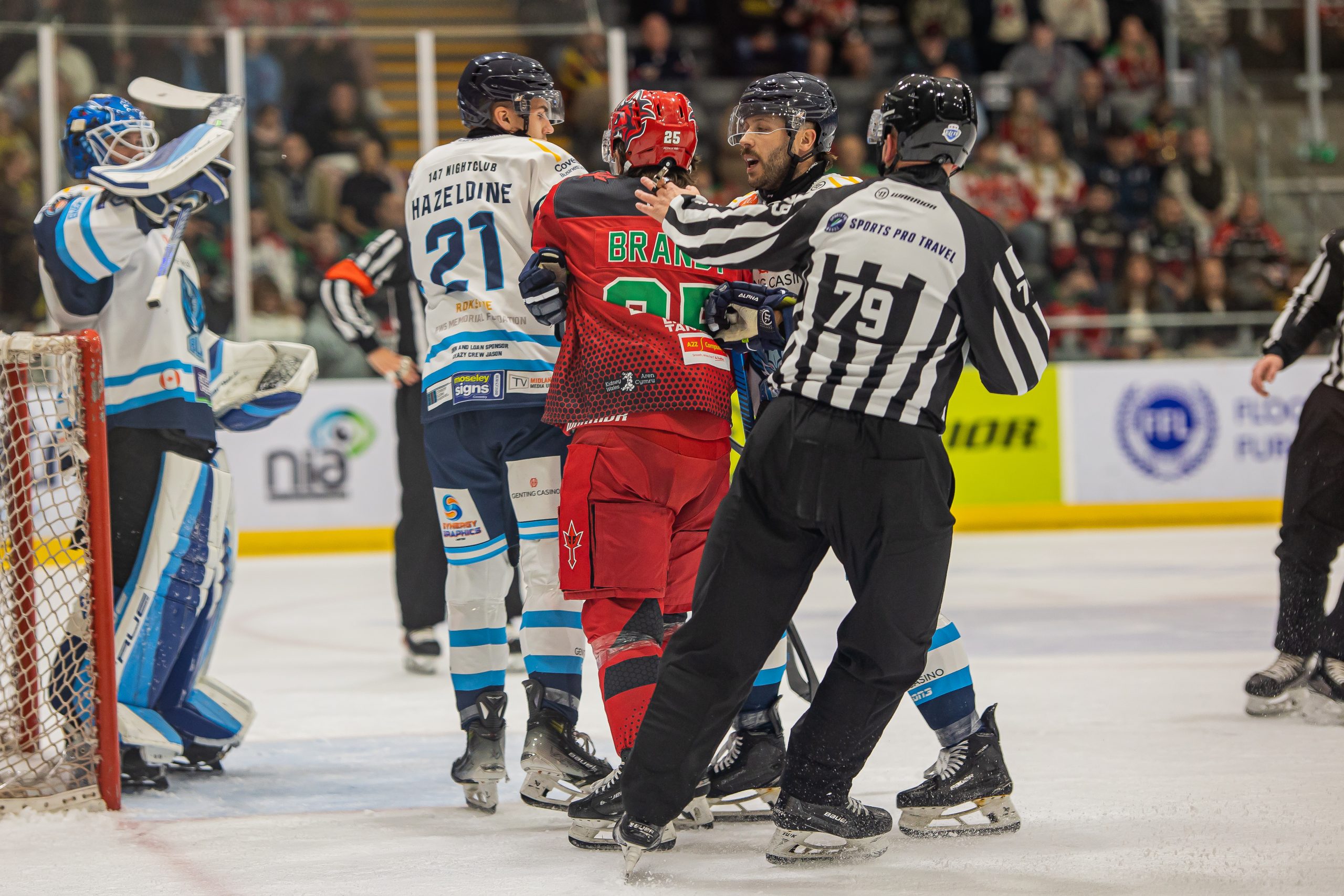 Blaze Fall to Devils in Opener